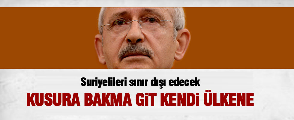 Kılıçdaroğlu'nun Suriyeli vaadi