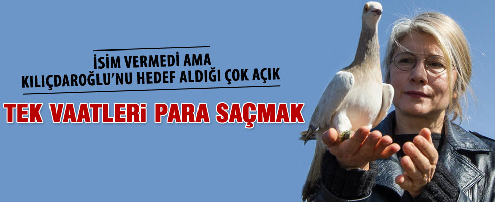 Emine Ülker Tarhan'dan vaat eleştirisi