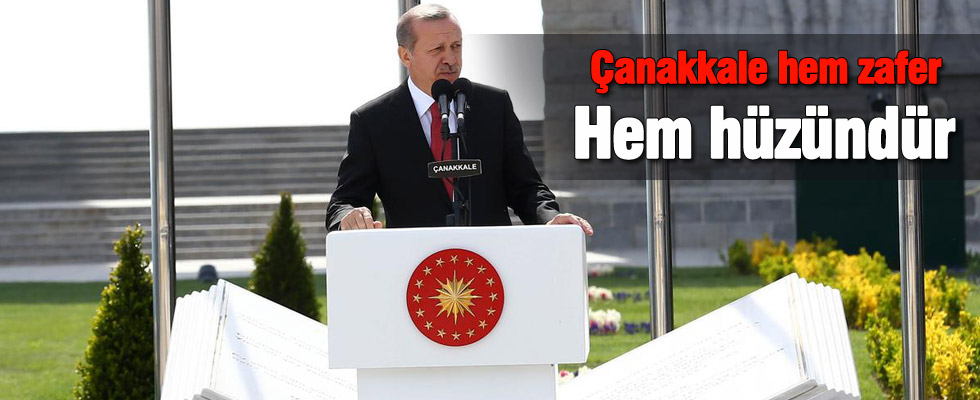 Erdoğan Çanakkale Zaferi'nin 100. yılı anma töreninde konuştu