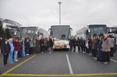 Kayseri’li Gençler 57.alay Vefa Yürüyüşüne Dualarla Uğurlandı