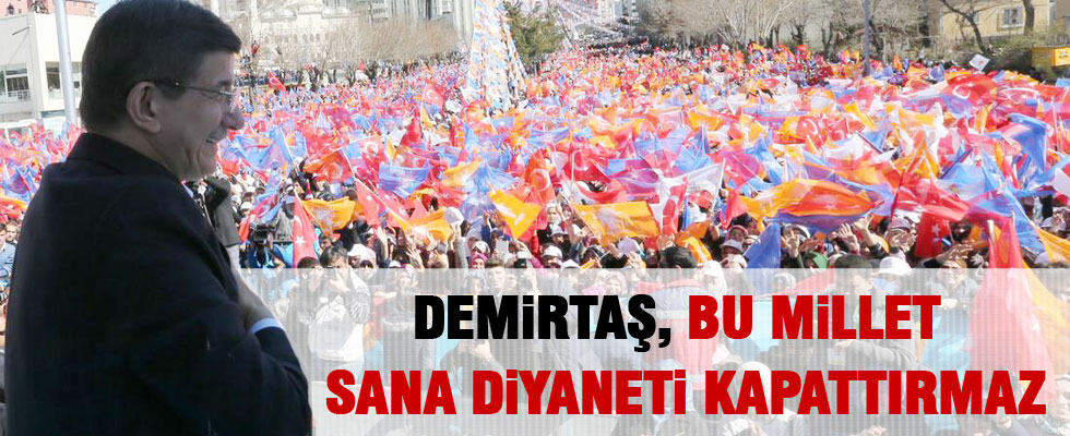 Başbakan Davutoğlu: Bu millet sana Diyanet'i kapattırmaz