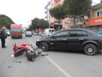 Demirci’de Motosiklet Kazası: 1 Yaralı