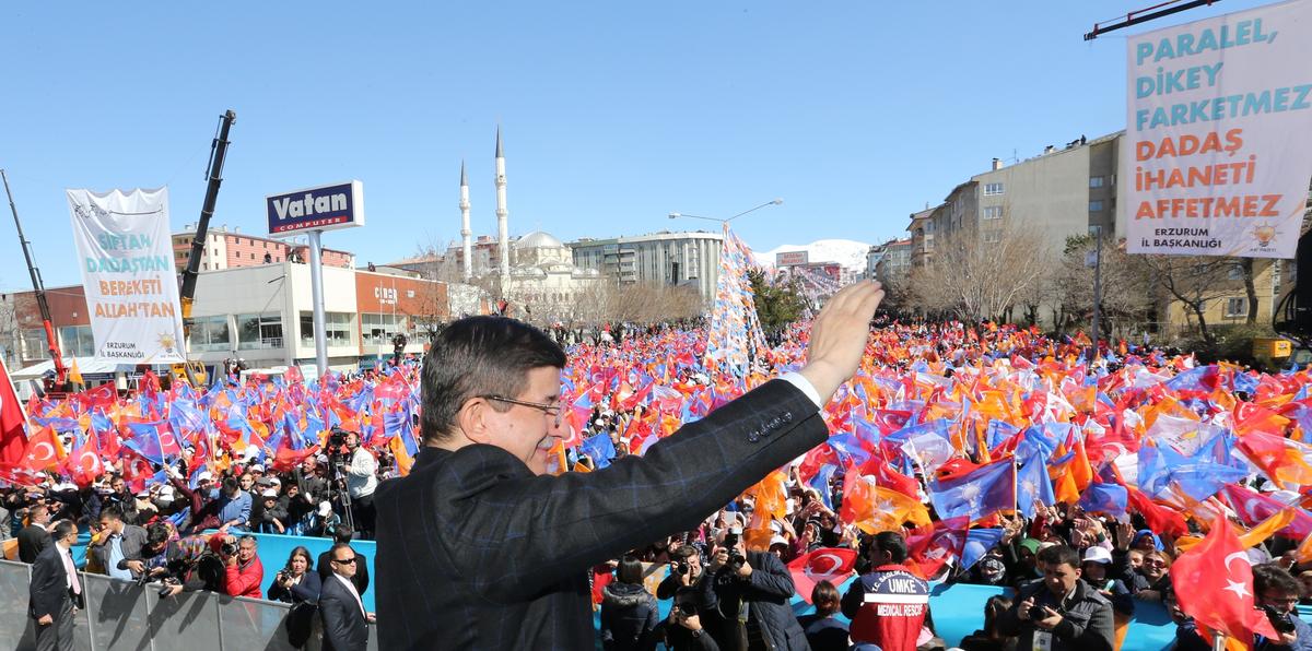 Başbakan Davutoğlu'nun Erzurum mitingi konuşması