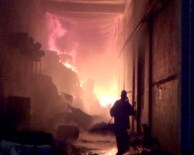Düzce’de İplik Fabrikasında Yangın Çıktı