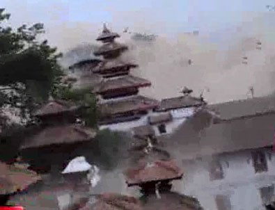Nepal depremini Türk turist görüntüledi