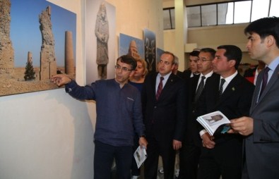 Büyük Selçuklu Mirası Sergisi’nin İlki Türkmenistan’da Açıldı