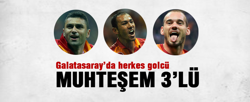 Galatasaray’da herkes golcü