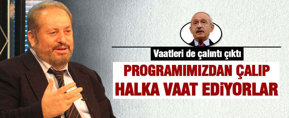 Haydar Baş: CHP programımızdan vaatlerimizi çaldı