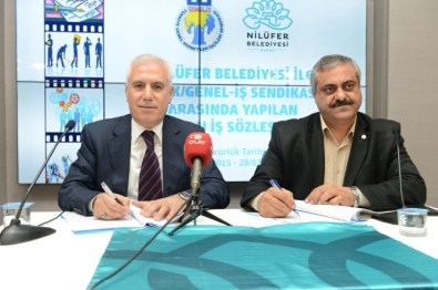 Nilüfer’de Belediyesi İşçileri Erken Bayram Yaptı