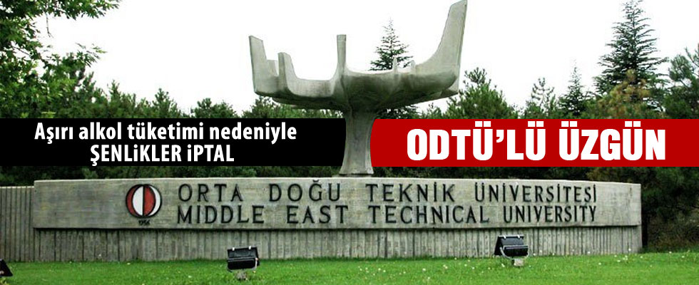 ODTÜ'de bahar şenlikleri iptal