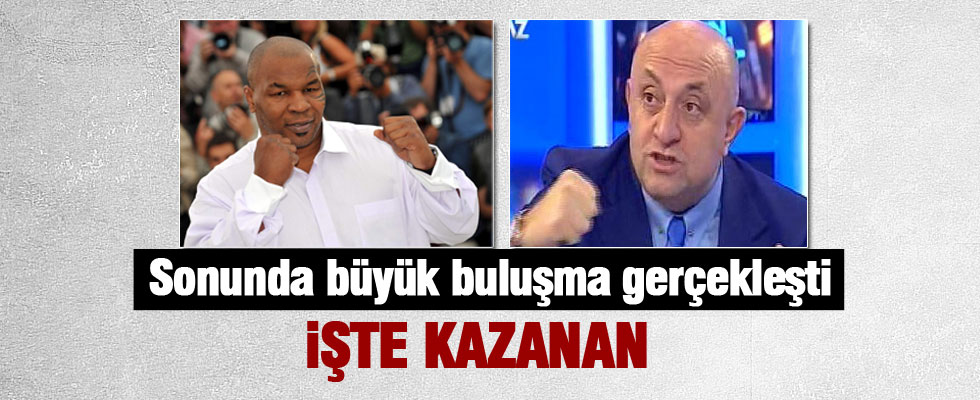 Sinan Engin, Mike Tyson boks maçı sonunda gerçekleşti