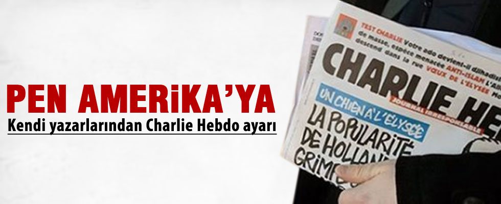 Charlie Hebdo'ya ödül veren Pen'e protesto