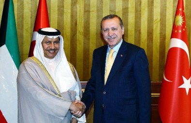 Cumhurbaşkanı Erdoğan Kuveyt Başbakanı İle Görüştü