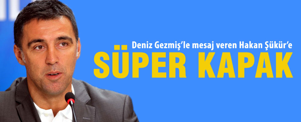 Hakan Şükür'den Deniz Gezmiş'li paylaşım