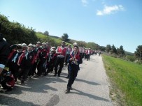 İZCILIK FEDERASYONU - Sorgunlu İzciler Dedeciğim Ben Geldim Sloganıyla Çanakkale’ye Yürüdü