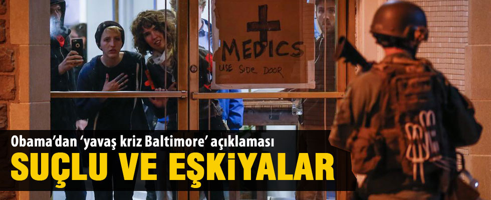 Obama'dan Baltimore açıklaması