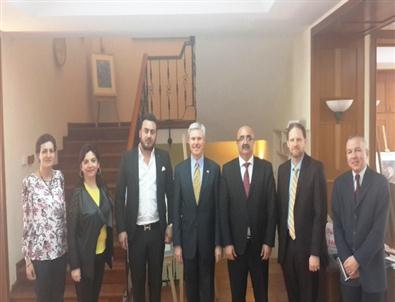 Abd Başkonsolosu Charles Hunter Çtso'yu Ziyaret Etti