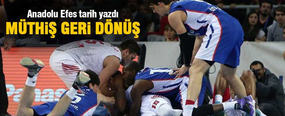 Anadolu Efes tarih yazdı!