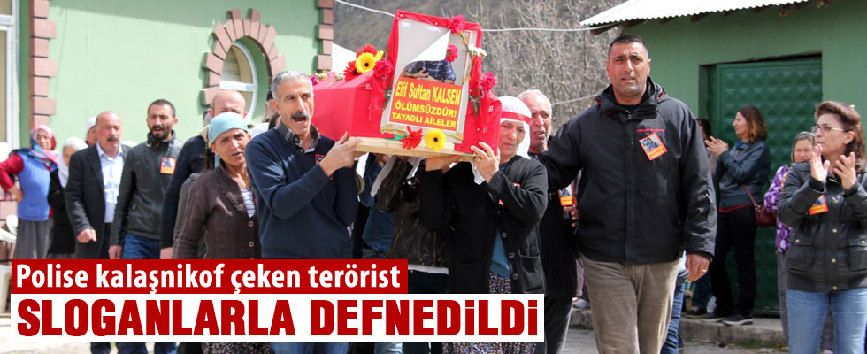 Terörist Kalsen Tunceli'de toprağa verildi