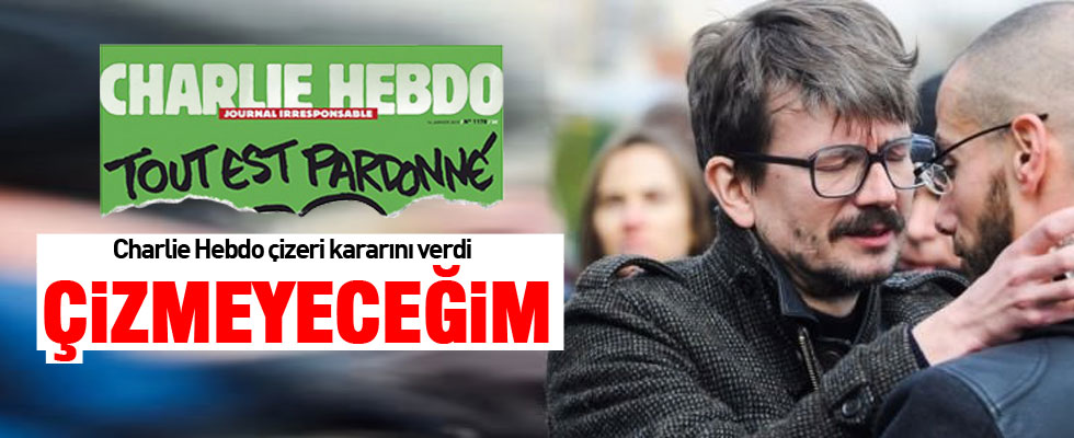 Charlie Hebdo çizeri kararını verdi