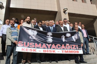 DİSK, KESK Ve TMMOB, 3 Sendika Üyesinin Cumhurbaşkanına Hakaretten Yargılanmasına Tepki Gösterdi