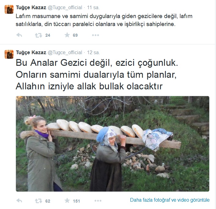 Tuğçe Kazaz: Bu analar gezici değil