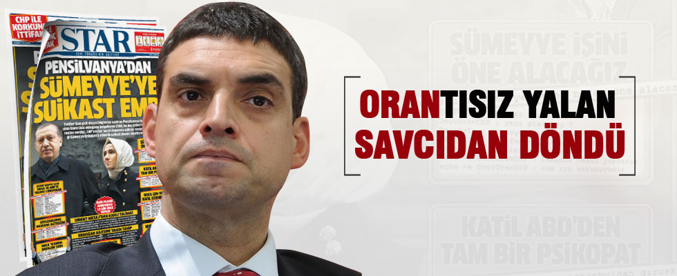 Orantısız yalan savcıdan döndü