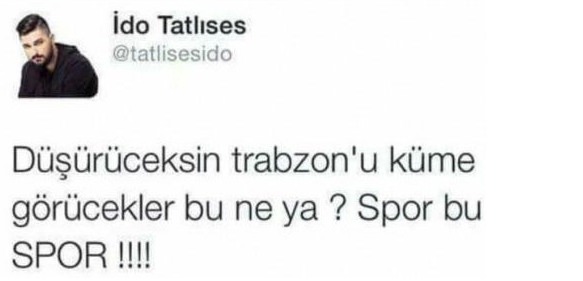 Trabzonlulardan özür diledi
