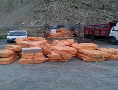 Hakkari’de 65 Bin Paket Sigara Ele Geçirildi