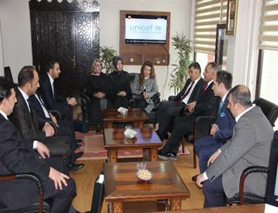 Ak Parti İl Başkanlığı'ndan Emniyet Müdürü Kamil Karabörk'e Ziyaret...