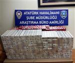Atatürk Havalimanı’nda Kaçak Sigara Operasyonu