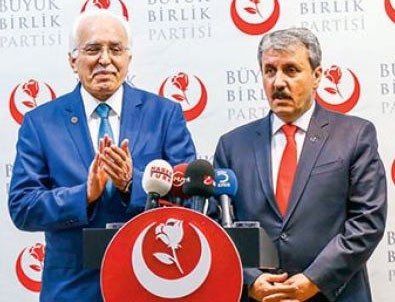BBP ve Saadet Partisi'nden seçim ittifakı