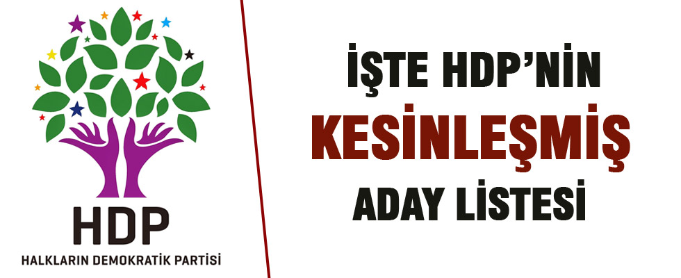 AK Parti aday listesi belli oldu