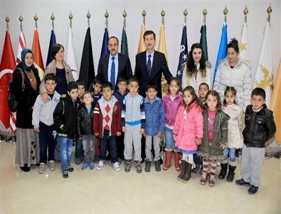 Minik Öğrencilerden Başkan Duruay'a Ziyaret