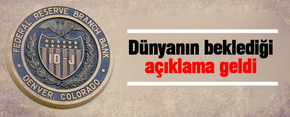 Tüm dünyanın beklediği açıklama geldi