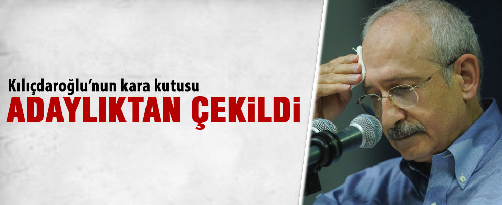 CHP'li Gürsel Erol adaylıktan çekildi