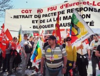 KEMER SIKMA ÖNLEMLERİ - Fransa'da ülke çapında protestolar