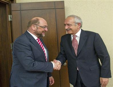 Kılıçdaroğlu, Ap Başkanı Schulz İle Görüştü