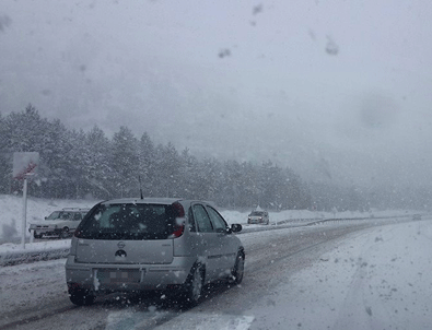 Nisan ayında kar sürprizi