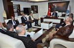 KAMU GÖREVİ - Tgf Başkanı Karaca, Başkan Gürkan’ı Ziyaret Etti