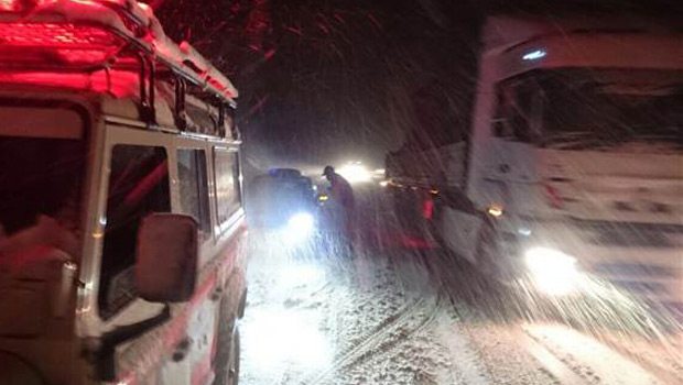 Nisan ayında kar sürprizi