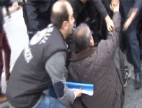 MAHMUT TANAL - CHP milletvekili adayı, çıkan arbedede yere düştü