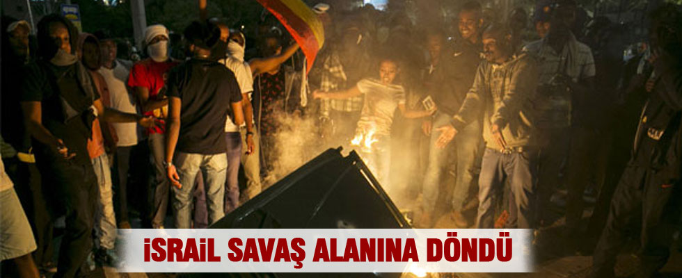 Etiyopya asıllı Yahudiler İsrail polisiyle çatıştı