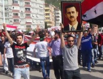 Hatay'da Esad'lı 1 Mayıs kutlaması