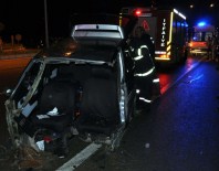 Kırıkkale'de İki Otomobil Çarpıştı Açıklaması 8 Yaralı