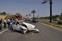 Manavgat'ta Trafik Kazası Açıklaması 4 Yaralı