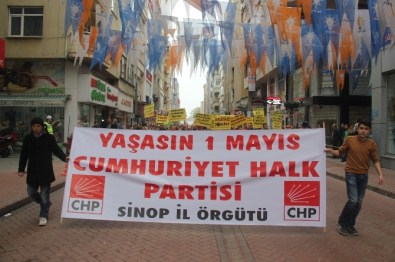 Sinop'ta 1 Mayıs Kutlamaları
