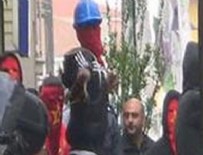 SES BOMBASI - Şişli'de göstericiler polise ses bombası ve molotofla saldırdı