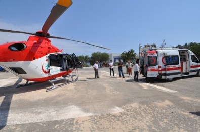Bodrum'da Erken Doğan Bebek Ambulans Helikopterle İzmir'Sevk Edildi