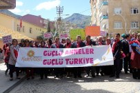 Gümüşhane'de ‘Güçlü Anneler, Güçlü Türkiye'Yürüyüşü